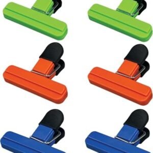 6 Pcs Sturdy Food Bag Clips with Tight Grip, 3 Assorted Colors. 7.6CM Food Clips for Sealing Unfinished Snacks, Cereals, and Reusable to Seal All sort of Food Storage Bags  Amazon.co.uk: Home & Kitchen